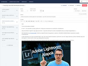 Convertkit automatizált hírlevél szekvencia